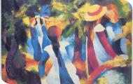 59. Auguste Macke  Ragazze tra glialleri