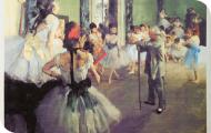 73. EDGAR DEGAS- LA CLASSE DI DANZA