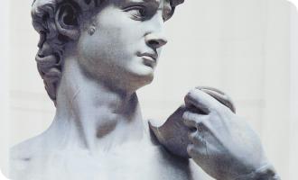  6. Michelangelo  David Busto