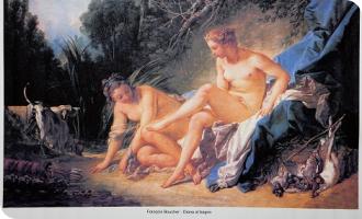 24. Francois Boucher  Diana al bagmo