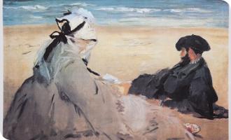 30. Edouard Manet  Sulla spiggia