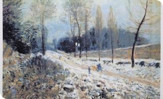 36. Alfred Sisley -  La Strada